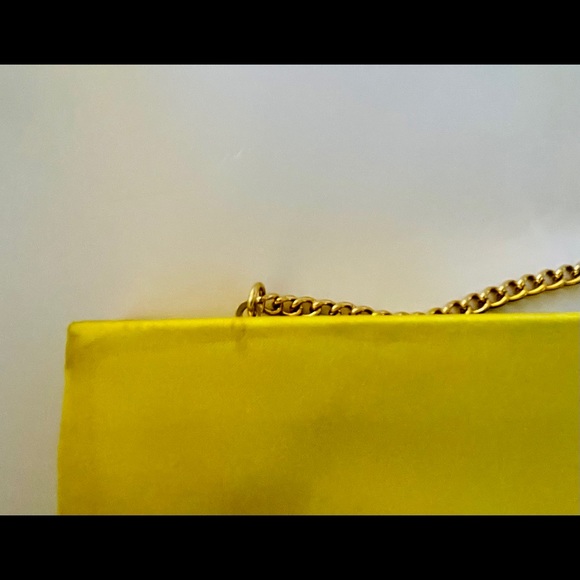 Bebe Yellow & Gold Chic & Sassy Clutch - Picture 7 of 8